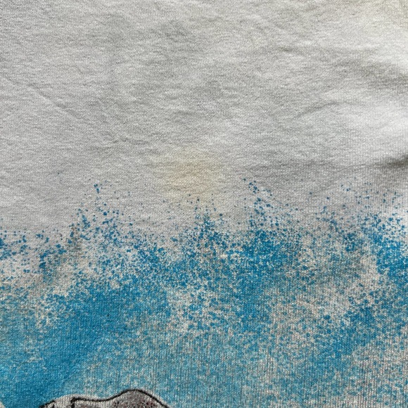 VINTAGE 80/90 ALL OVER PRINT MT RUSHMORE GRAPHIC TEE SHIRT MADE IN USA ANVIL XL - Picture 4 of 9